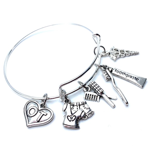 Occupational Therapist Bracelet Therapy Charms May Be Personalized - Picture 3 of 7
